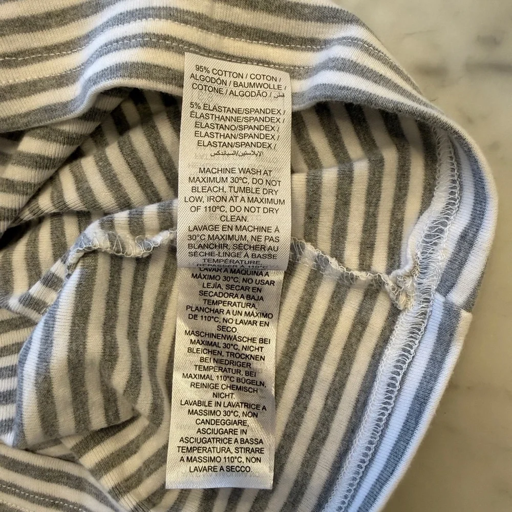 Edikted Kady Striped Henley T Shirt - Picture 6 of 6